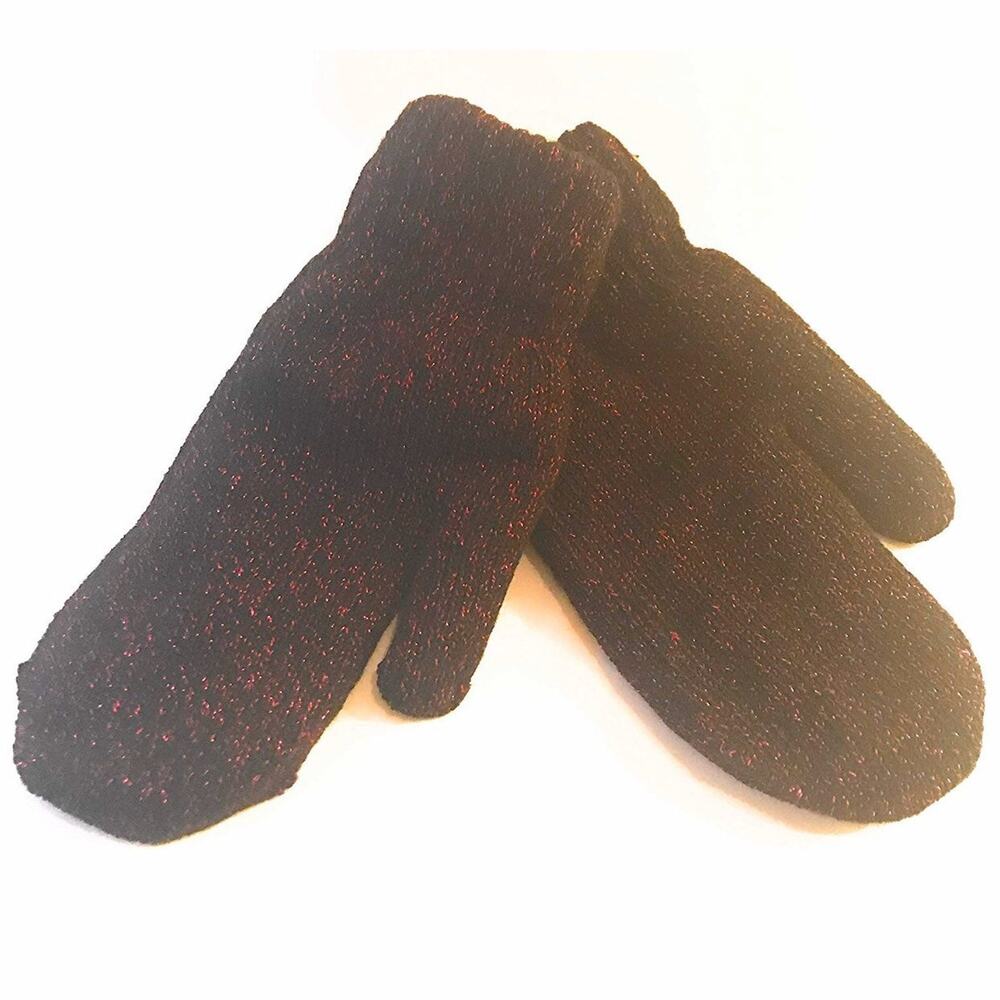 NEW Adult Knit Mittens, Fleece Lining